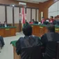 Terdakwa TPPU Hanisah mengikuti persidangan di Pengadilan Negeri Bireuen, Aceh, Jumat (29/8/2025).-Kejari Bireuen